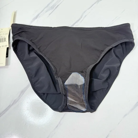 NWT Profile by Gottex Late Bloomer Classic Fit Black Lace Bikini Bottoms Size 12 - Picture 6 of 12